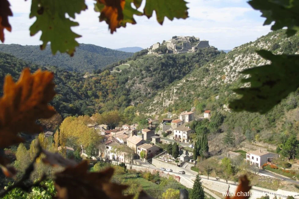 Château cathare, vilage des Corbières, Termes, Pays CAthare, Aude