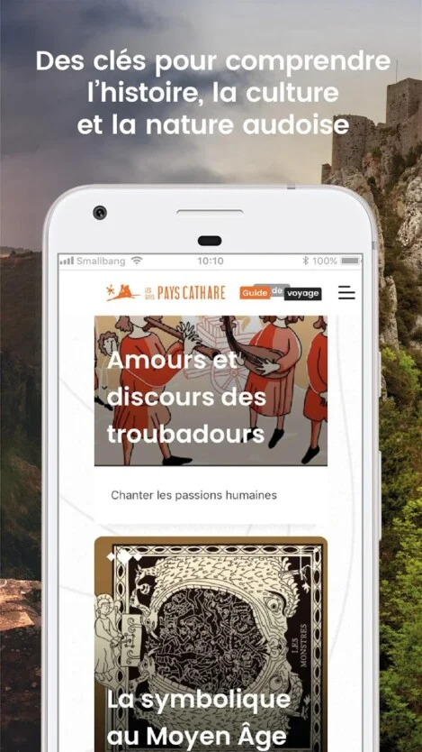 PaysCathare Les applis Château de Termes